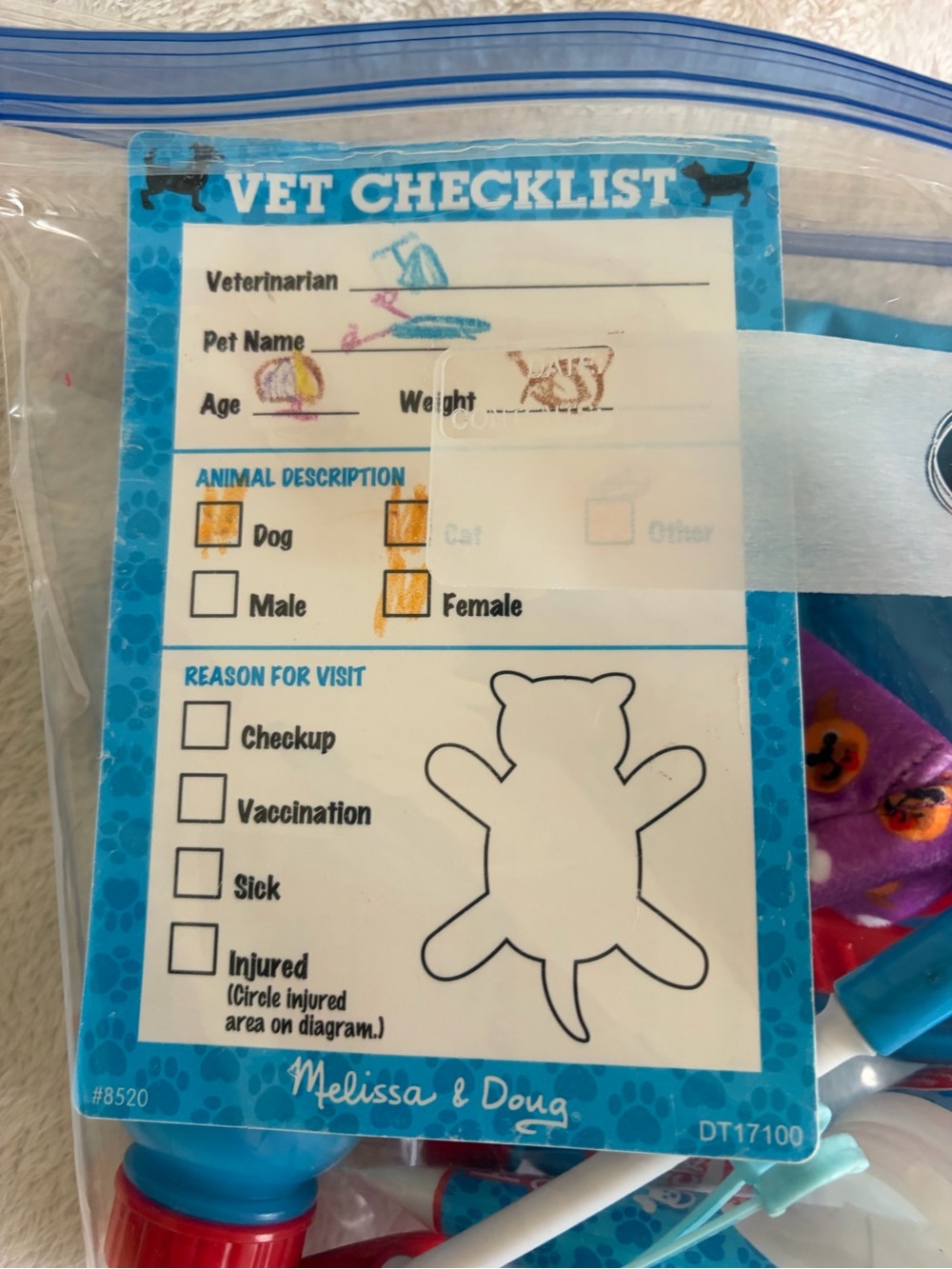 Melissa & Doug veterinarian playset - Picture 5 of 6